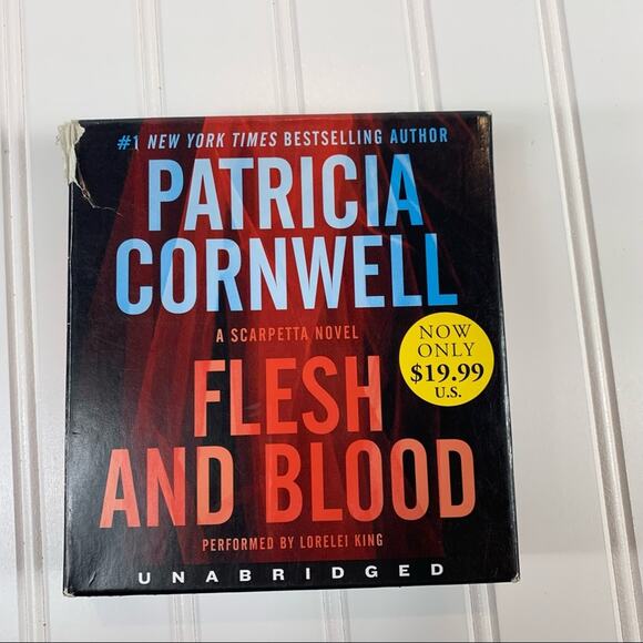 Audio Book Patricia Cornwell Flesh and Blood - Picture 1 of 7